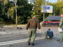 Rusia Tuduh Bom Mobil di Moskow Dipasang Wanita Ukraina