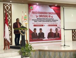 Musda Ke-III DPD PPNI Aceh Jaya Resmi Digelar