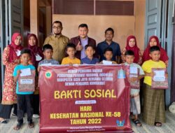 Peringati HKN Ke 58 Tahun, DPD PPNI Aceh Jaya Gelar Sejumlah Kegiatan Bakti Sosial