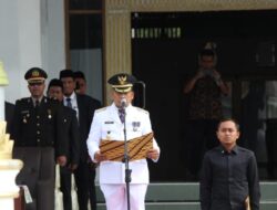 Pj Bupati Aceh Jaya Pimpin Upacara Hari Pahlawan Nasional