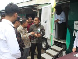 Mobil Kas Bank Aceh Kini Layani Warga Aceh Jaya Dilokasi Pasar Pasie Tubee