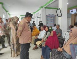 Maksimalkan Layanan Publik, Pj Bupati Aceh Jaya Sidak RSUD Teuku Umar