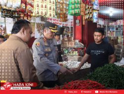 Kapolres bersama Pemkab Aceh Jaya Sidak Pasar di Kota Calang