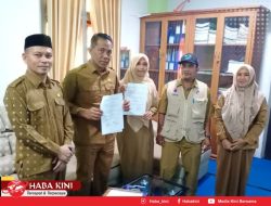 Kurangi Risiko Bencana, BPBK Jalin MoU dengan TK di Aceh Jaya