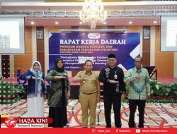 Pj Bupati Aceh Jaya Paparkan Best Practise Percepatan Penurunan Prevalensi Stunting di Rakerda BKKBN Aceh