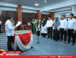 Usai Lantik Imum Mukikm, Pj Bupati Aceh Jaya juga Lantik 10 Kepala UPTD Puskesmas