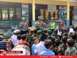 Polisi Sahabat Anak, Polantas Aceh Jaya Tanamkan Keselamatan Berlalulintas Sejak Dini