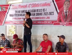 Muslem D Temui Masyarakat Enam Desa di Kecamatan Setia Bakti