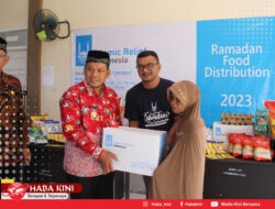 Jelang Lebaran, Islamic Relief Bagi 500 Paket Sembako di Aceh Jaya