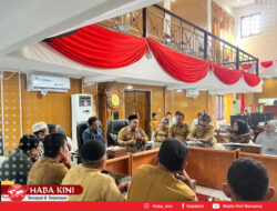 Sekda Aceh Jaya Pimpin Rapat Terkait TPP Guru Sertifikasi dan Non Sertifikasi