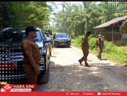 Persiapan Infrastruktur Transportasi Lebaran, Sekda Aceh Jaya Tinjau Lokasi Jalan di Darul Hikmah