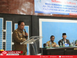 Pj Bupati Aceh Jaya Resmi Buka Musyawarah Daerah MPD Tahun 2023