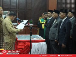 Pj Bupati Lantik Pengurus MPD Aceh Jaya Periode 2023-2028