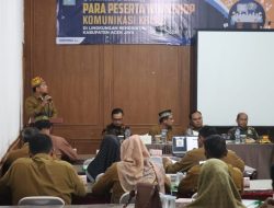 Pemkab Aceh Jaya Gelar Workshop Komunikasi Krisis