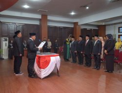 Pj Bupati Aceh Jaya Lantik Lima Pejabat Tinggi Pramata