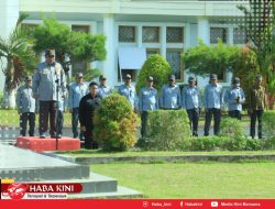 Plh Bupati Aceh Jaya Pimpin Apel Satlinmas