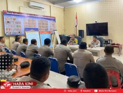 Wakapolres Aceh Jaya Ingatkan Anggota Jaga Netralitas Saat Pemilu