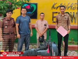 Jaksa Kembalikan BB Mesin Boat Milik Ekowisata Mangrove Aceh Jaya