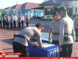 Kapolres Aceh Jaya Pimpin Penandatanganan Pakta Integritas Bebas Narkoba