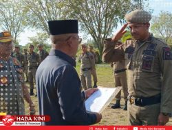 100 Personil Satpol PP dan WH Aceh Jaya Terima SK THL dari Pj Bupati