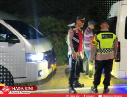 Jelang Pemilu, Polres Aceh Jaya Razia Cipta Kondisi Dimalam Hari