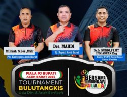 Kejuaraan bulutangkis Se Aceh Perebutan Piala Pj Aceh Barat di Buka Hari Ini