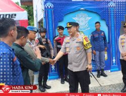 Kapolda Aceh Cek Pos Pelayanan dan Pos Pengamanan Operasi Ketupat Seulawah 2024 di Aceh Jaya