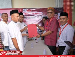 Safwandi duet Muslem Resmi Mendaftar sebagai Bakal Cabup dan Cawabup Aceh Jaya Jalur Partai Aceh