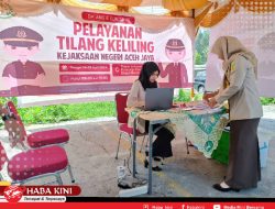 Kejari Aceh Jaya Buka Stand Pelayanan Tilang Keliling