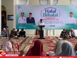 Anak-anak SLB dapat Bantuan dari Pemkab Aceh Jaya di Acara Halal Bihalal