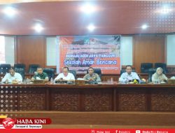 Sekda Aceh Jaya Buka Sosialisasi dan Simulasi Sekolah Aman Bencana