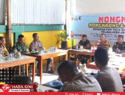 Nongki Bareng, POM TNI dan Sipropam Polres Aceh Jaya Bahas Penegakan Hukum dan Disiplin