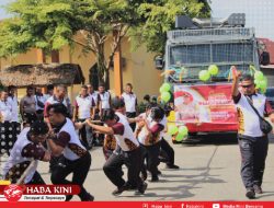 Lomba Kearifan Lokal Meriahkan Hari Bhayangkara ke-78 di Mapolres Aceh Jaya