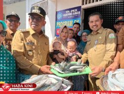 Pj Bupati Aceh Jaya Hadiri Peluncuran Adhyaksa Peduli Stunting di Puskesmas Lamno
