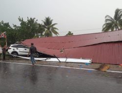 173 Bangunan di Aceh Utara Rusak Berat Diterjang Angin Kencang