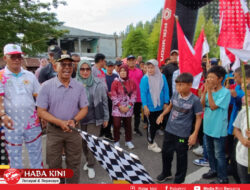 Meriahkan Hut ke 22, Pemkab Aceh Jaya Gelar Jalan Santai dan Senam Jantung Sehat