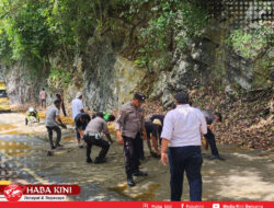 Polisi Gerak Cepat Bersihkan Tumpahan CPO di Gunung Geurute, Arus Lalu Lintas Kembali Normal