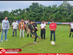 Muslem Resmi Buka Turnamen Bola HUT Pemuda Sango Ke-3