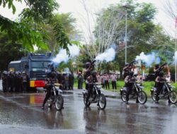 Polres Aceh Jaya Gelar Simulasi Sispamkota, Kesiapan Pengamanan Pilkada 2024