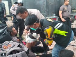 Empat Personel Polri Terluka saat Amankan Unjuk Rasa di Lhokseumawe