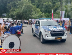 Polisi Amankan dan Kawal Kirab Api PON XXI Aceh-Sumut