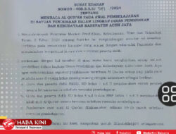 Sekolah di Aceh Jaya Diwajibkan Baca Al-quran Sebelum Mulai Belajar