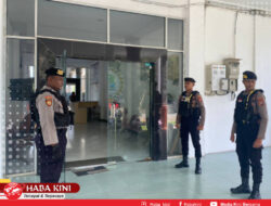 Polres Aceh Jaya Amankan Sidang Paripurna Penyampaian Visi-Misi Paslon Bupati