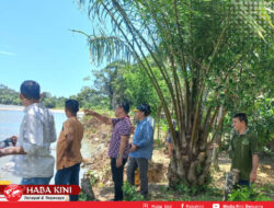 Anggota DPRA Terpilih Bersama Pengairan Aceh Tinjau Abrasi Krueng Teunom