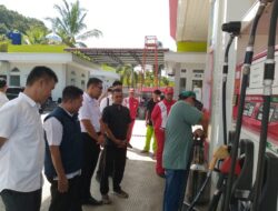 Polres Aceh Jaya Sidak SPBU Jelang Mudik Lebaran