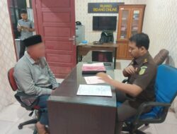 Jaksa Tahan Bekas Ketua MAA Aceh Jaya Kasus Tindak Pidana Pemerkosaan Anak di Bawah Umur