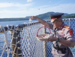 Sambut Hari Bhayangkara Ke 79, Polda Aceh Gelar Tabur Bunga di Perairan Sabang