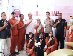 Polres Aceh Jaya Gelar Donor Darah Peringati HUT ke 74 Tahun Humas Polri