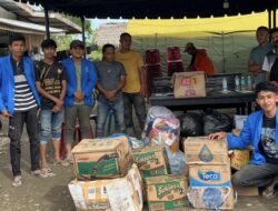Mahasiswa UIN Ar-Raniry Salurkan Bantuan Kemanusiaan kepada Warga Terdampak Banjir dan Longsor