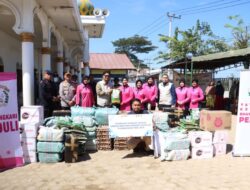 Ketua Bhayangkari Daerah Aceh Kembali Salurkan Bantuan Korban Banjir di Pidie Jaya